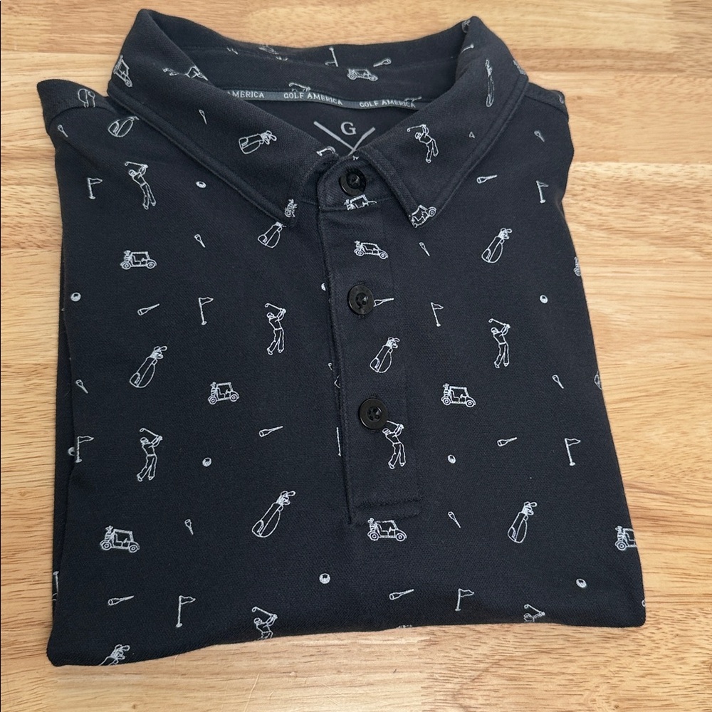 Men’s Golf America short sleeve polo shirt